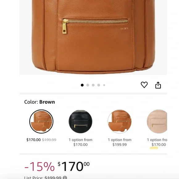 FAWN diaper bag